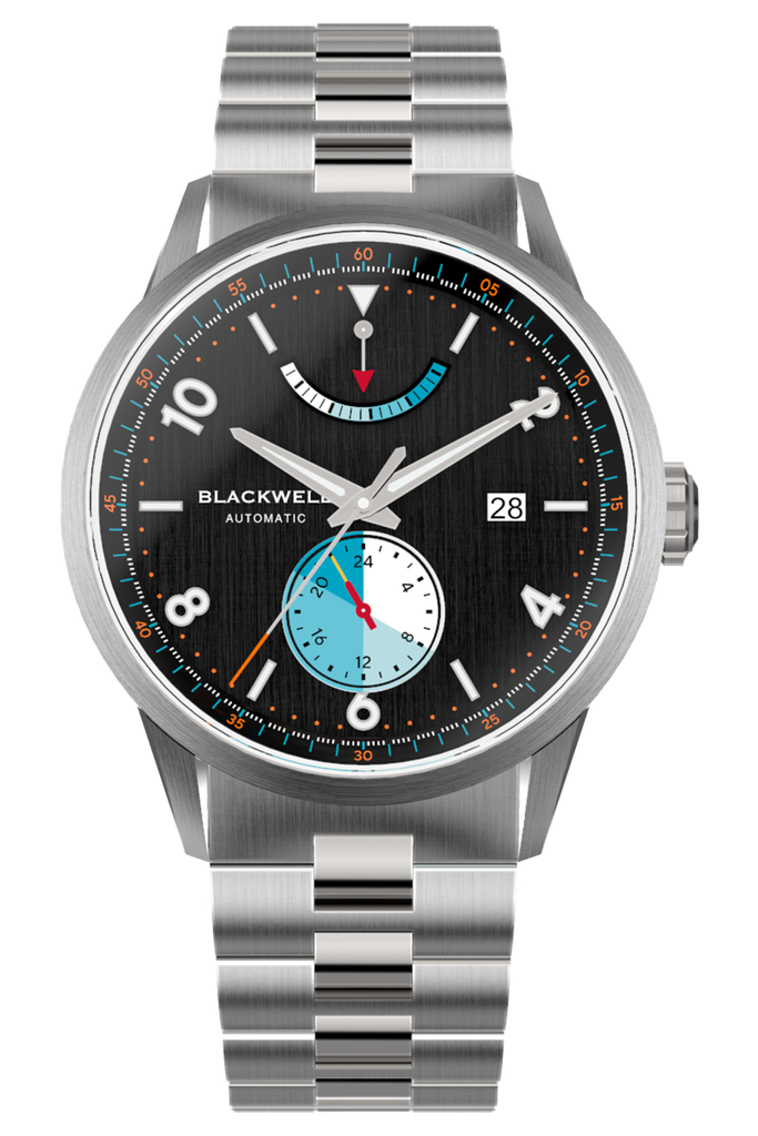 [85178_13_F] Color Touch - Black Dial With Stainless Steel Case And Stainless Steel Bracelet