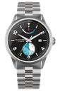 Color Touch - Black Dial With Stainless Steel Case And Stainless Steel Bracelet
