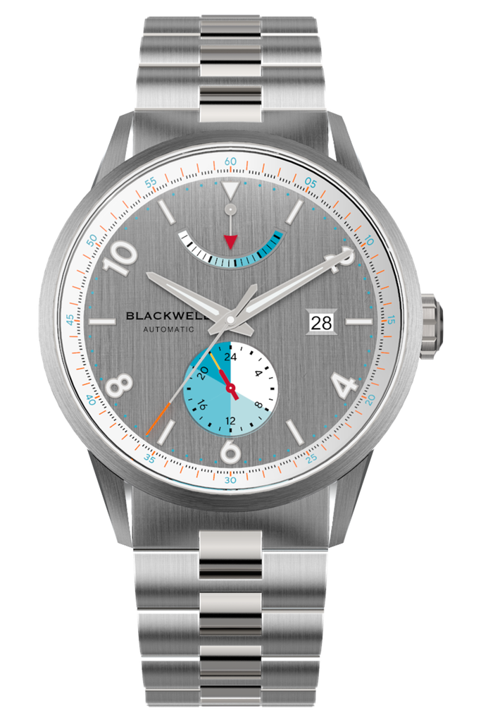 [85178_13_H] Color Touch - Grey Dial With Stainless Steel Case And Stainless Steel Bracelet
